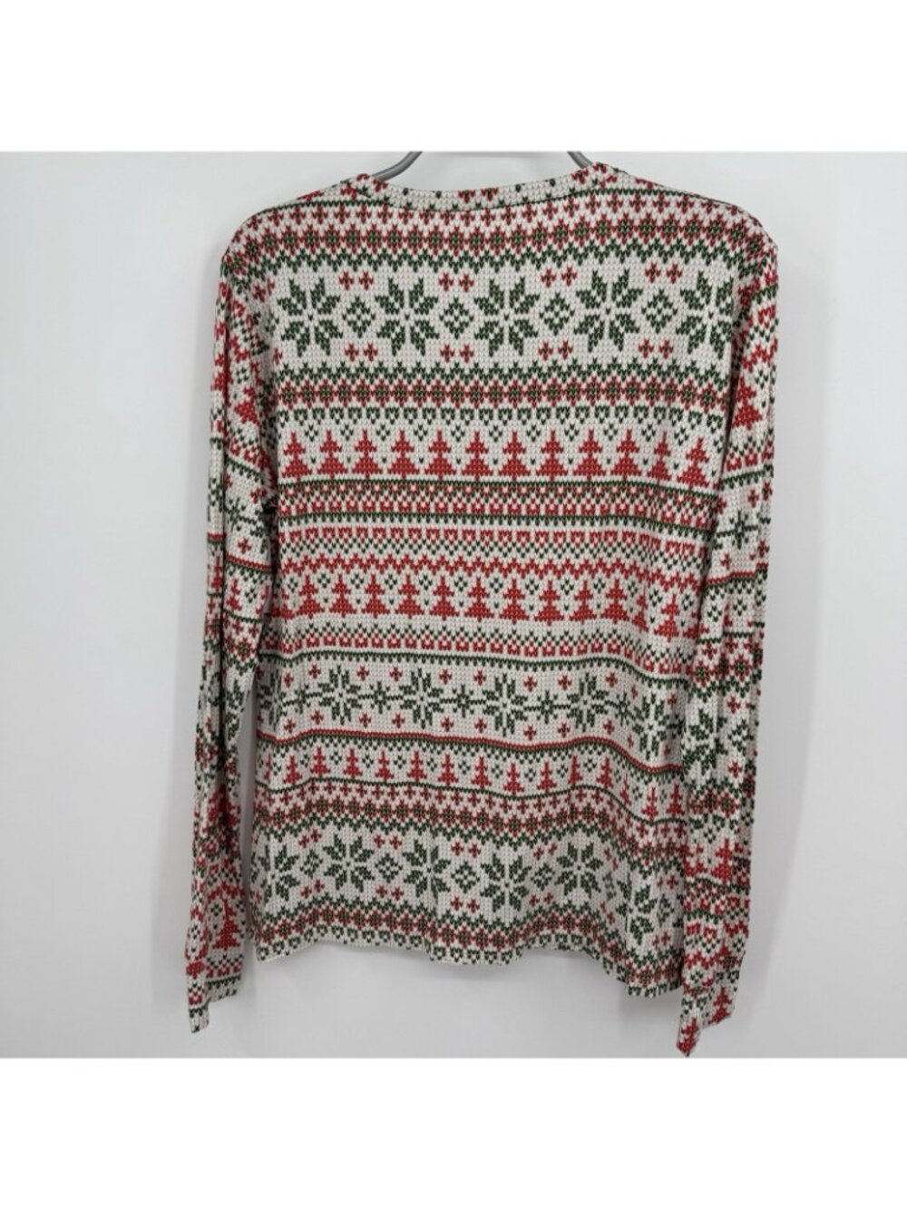 Posh Peanut Bamboo Nicholas Holiday Fair Isle Pajama Set sz L Women's Christmas - Picture 5 of 9